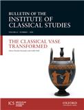 Bulletin Of The Institute Of Classical Studies